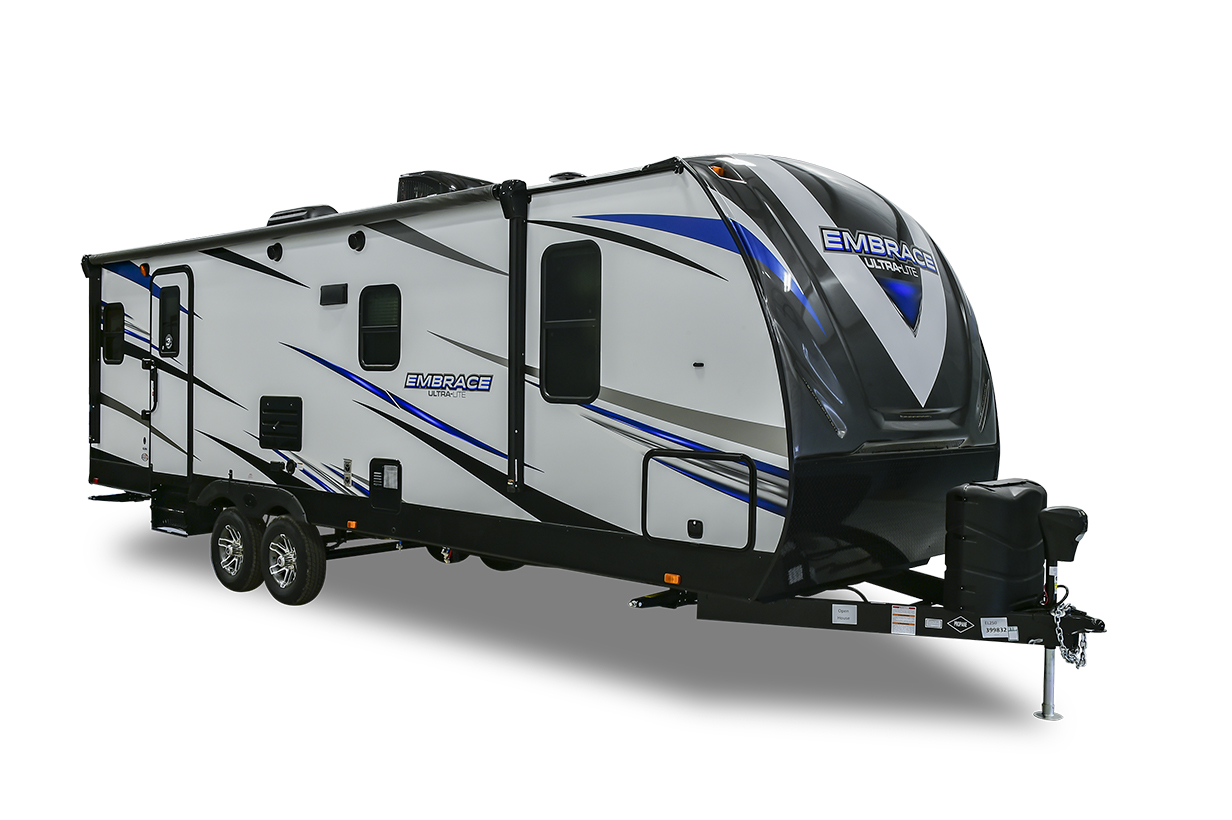 Top 5 Travel Trailers With Rear Kitchens   2019 2019 EM Exteriors 03 Copy 2 